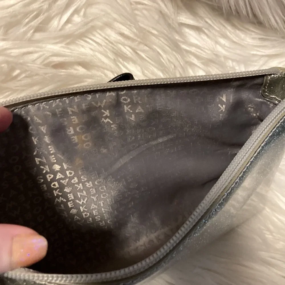 KATE SPADE New York - Amy Mavis Street Silver Glitter Crossbody Bag